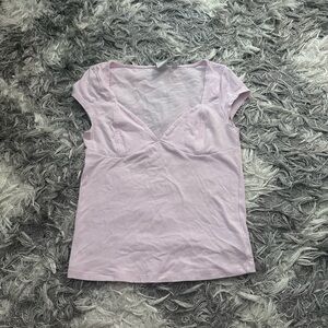 Aritzia pink top
